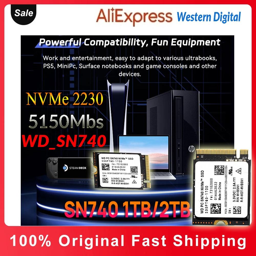   SSD 2230 NVMe PCIe 4.0 ָ Ʈ ̺, ROG Ally ũμƮ Surface ProX Ʈ  ũ, SN740, 2TB, 1TB, M.2